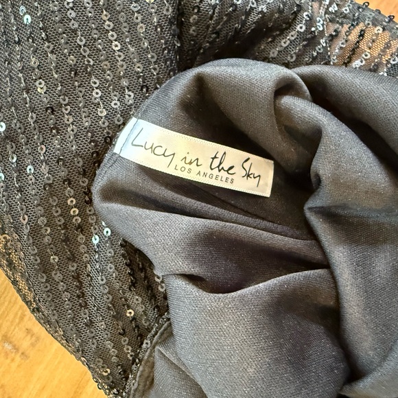 Lucy in the Sky Mini Dress in Black - Picture 5 of 5